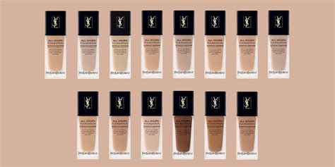 ysl foundation or loreal foundation the same|YSL foundation color guide.